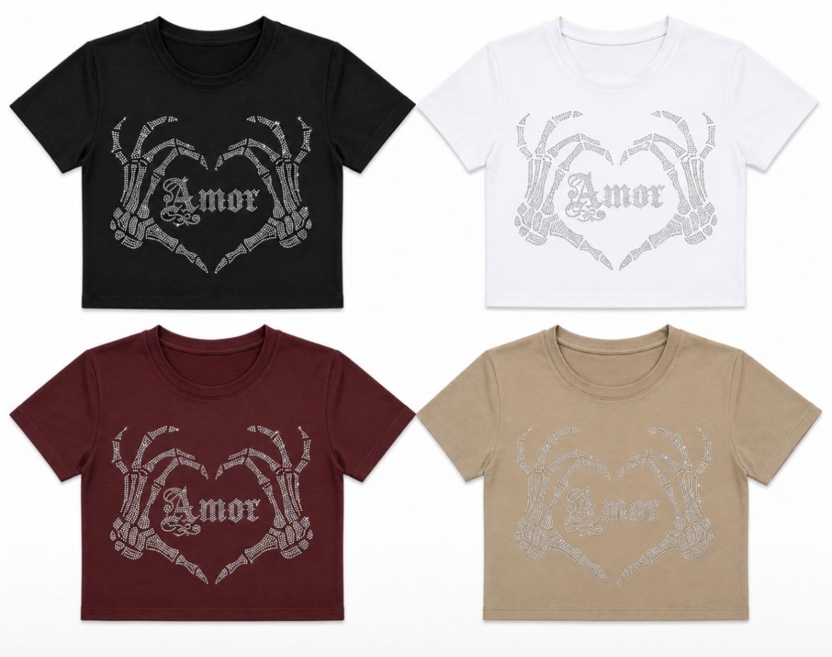 REMERA BABY TEE AMOR