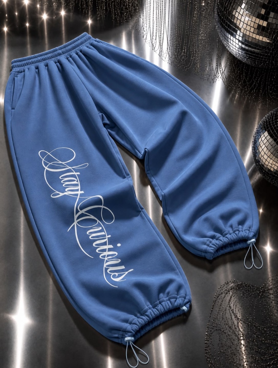 BAGGY STAY CURIOUS — Azul