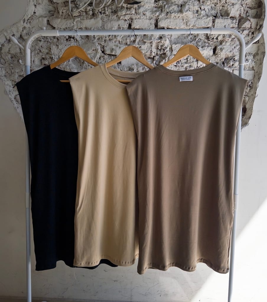 #9600 Vestido corto ribb con lycra etiqueta standard "Bahamas"