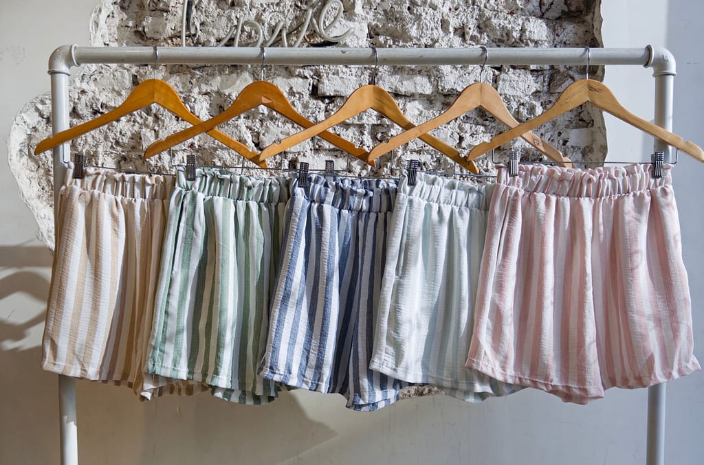 #6002 Short cey rayado con bolsillos "Donald"
